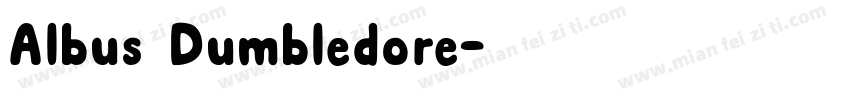 Albus Dumbledore字体转换